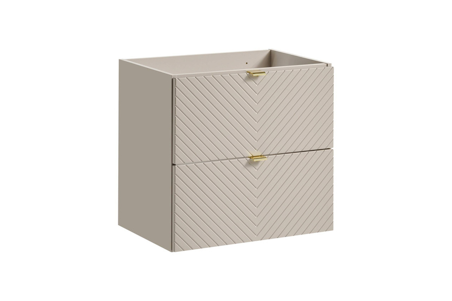 Waschtischunterschrank 2 Schubladen 60 cm Viva Cashmere