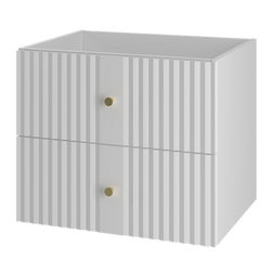 XILO-02 - Unterbauschrank 2S 60cm Weiß Matt