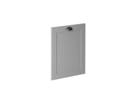 Front der 45 cm Geschirrspüler D45FZN Linea Grau Matt