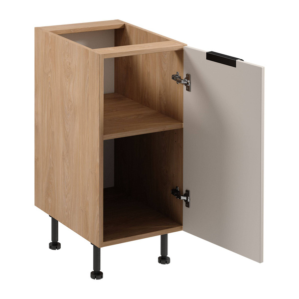 Unterbauküche Schrank 1D Sorento D40 P/L Puccini Beige Matt