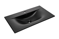 Waschbecken Möbel SKY 1 SCHWARZ MATT 80 DP