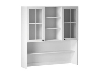 Oberschrank mit 2 Türen Wandschrank K120 Provence Kiefer Andersen Weiß Matt